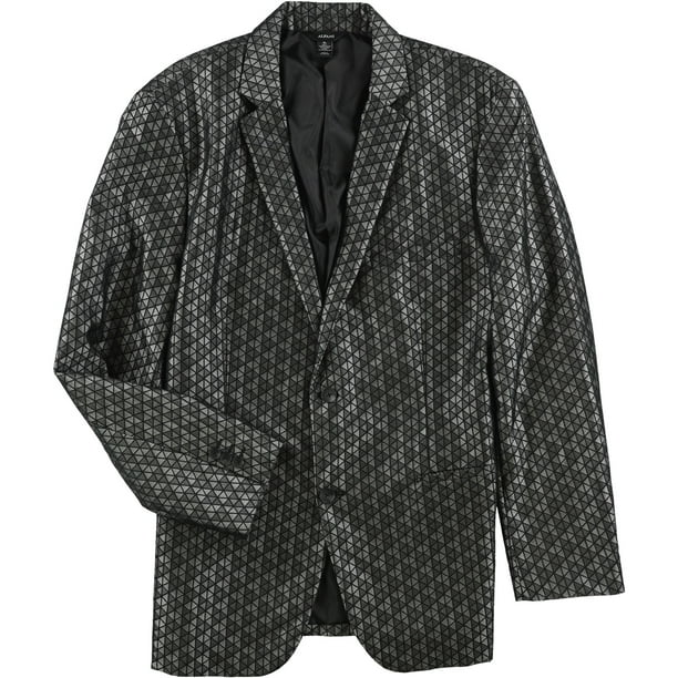 Alfani Mens Jacquard Two Button Blazer Jacket Alfani Mens Jacquard Two Button Blazer Jacket